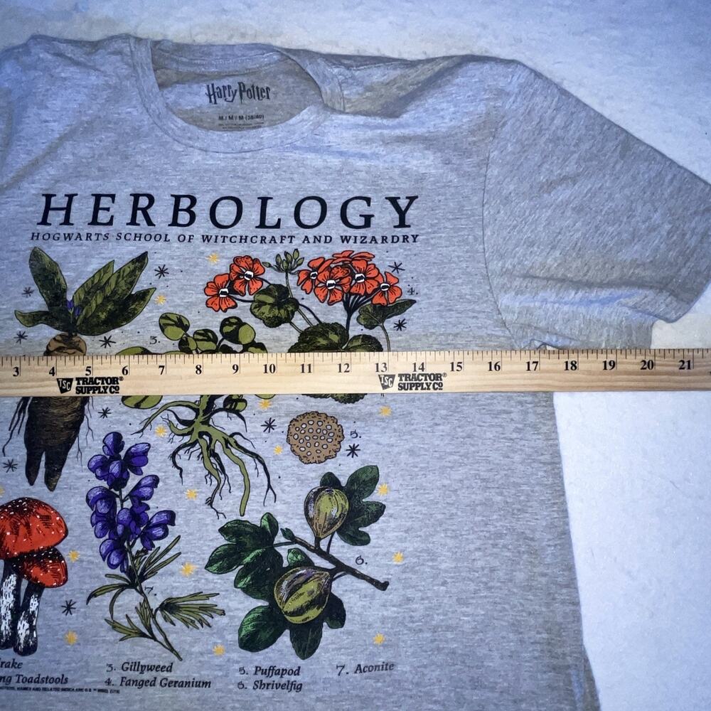 Herbology Plants Botanic Harry Potter Wizard T Shirt Unisex Size M 38/40 - Picture 5 of 8